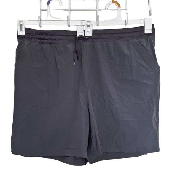 Ideology Womens Shorts Plus Size 3X Gray Drawstring Stretch  Nylon Spandex - Picture 1 of 12